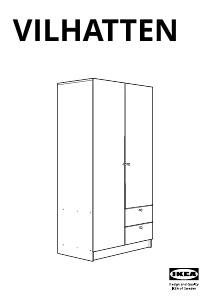 Manual IKEA VILHATTEN Wardrobe