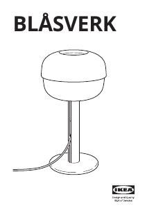 Kasutusjuhend IKEA BLASVERK Lamp