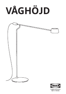 Manual IKEA VAGHOJD Lampă