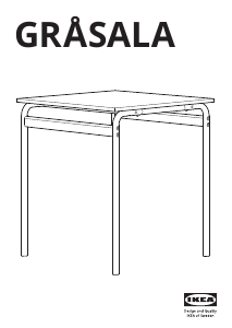 Manual IKEA GRASALA Dining Table