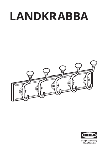 Manual IKEA LANDKRABBA Coat Rack