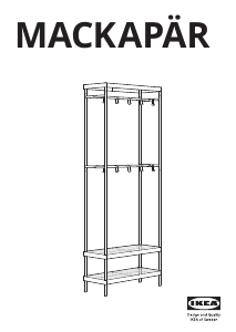 Priročnik IKEA MACKAPAR Stojalo za plašče