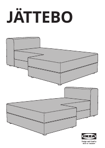 Használati útmutató IKEA JATTEBO Heverő