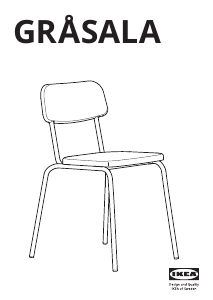 Mode d’emploi IKEA GRASALA Chaise