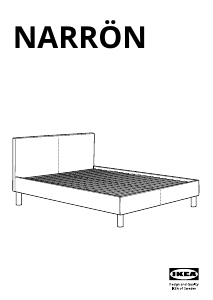 Priročnik IKEA NARRON Posteljni okvir