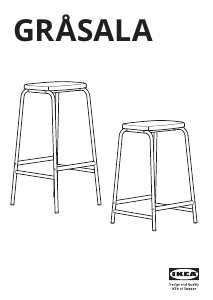 Priručnik IKEA GRASALA Barski stolac