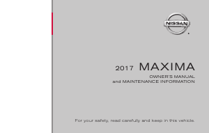 Manual Nissan Maxima (2017)