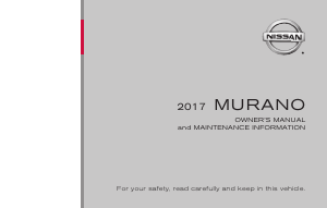 Manual Nissan Murano (2017)