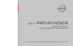 Manual Nissan Pathfinder (2017)