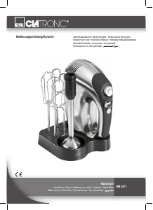 Bedienungsanleitung Clatronic HM 3471 Handmixer