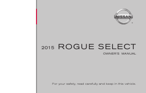 Manual Nissan Rogue Select (2015)