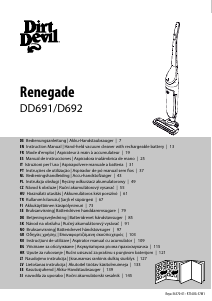 Használati útmutató Dirt Devil DD692 Renegade Porszívó