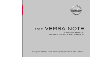 Manual Nissan Versa Note (2017)