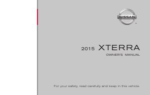 Manual Nissan Xterra (2015)