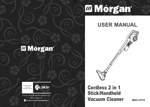 Manual Morgan MVC-CP15 Vacuum Cleaner