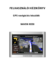 Használati útmutató Navon N550 Autós navigáció