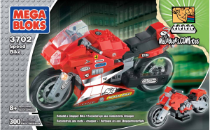 Manual de uso Mega Bloks set 3702 Probuilder Speed bike