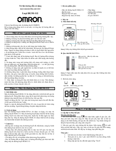 Hướng dẫn sử dụng Omron HGM-112 Máy theo dõi đường glucose trong máu