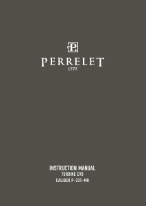 Manual Perrelet A4065/1 Turbine Carbon Black Edition Watch