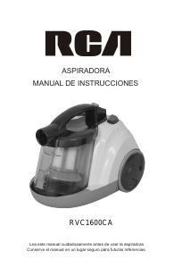 Manual de uso RCA RVC1600CA Aspirador