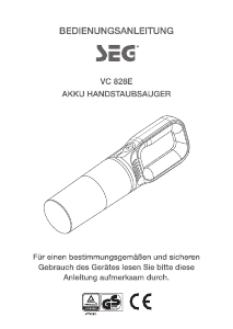 Bedienungsanleitung SEG VC 828E Handstaubsauger