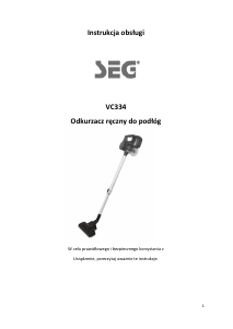 Instrukcja SEG VC334 Odkurzacz