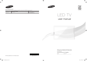 说明书 三星 UA50F5000AJ LED电视