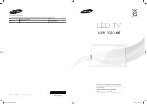 Manual Samsung UA32F6100AJ LED Television