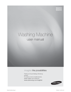 Bedienungsanleitung Samsung WA90V9IEC/XSH Waschmaschine