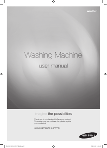 Manual Samsung WA90GP Washing Machine