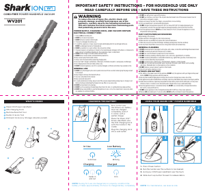 Manual Shark WV201 Handheld Vacuum