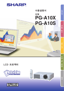 사용 설명서 샤프 PG-A10X 프로젝터