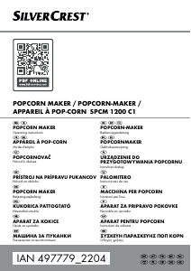 Manuale SilverCrest IAN 497779 Macchina per popcorn