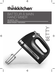 Manual ThinkKitchen Betty Hand Mixer
