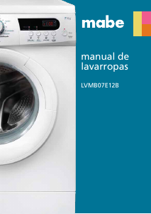 Manual de uso Mabe LVMB07E12B Lavadora