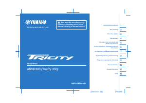 Bedienungsanleitung Yamaha Tricity 300 (2022) Roller