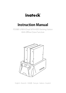 Handleiding Inateck FD2005 Hard drive dock