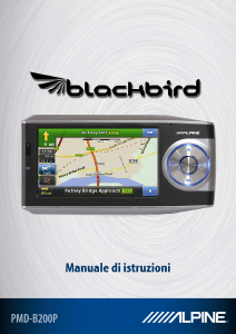 Manuale Alpine PMD-B200P Blackbird Navigatore per auto