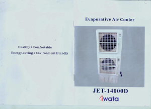 Manual Iwata JET-14000D Fan