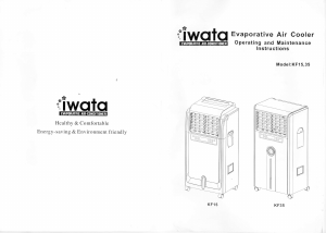 Handleiding Iwata KF-35 Ventilator