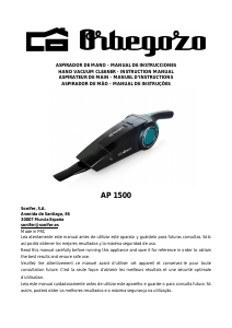 Manual de uso Orbegozo AP 1500 Aspirador de mano