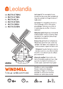 Manual Leolandia L02012 Windmill 3D Puzzle