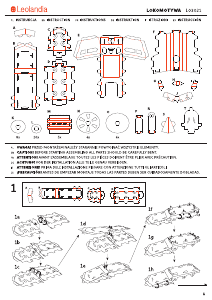 Manual de uso Leolandia L03021 Locomotive Rompecabezas 3D