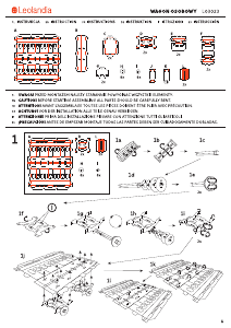 Manuale Leolandia L03023 Railway Wagon Puzzle 3D