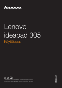 Käyttöohje Lenovo IdeaPad 305-15IBD Kannettava tietokone