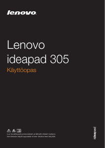 Käyttöohje Lenovo IdeaPad 305-15IHW Kannettava tietokone