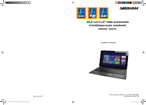 Használati útmutató Medion Akoya P2212T (MD 99360) Laptop