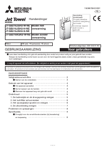 Handleiding Mitsubishi JT-SB216JSH2-H-NE Handendroger