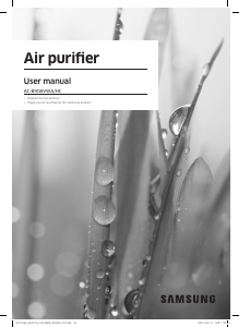 Manual Samsung AC-B90AVWA/HC Air Purifier