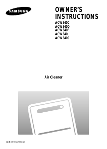 Handleiding Samsung ACW340F/XSH Luchtreiniger